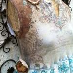 French Babydoll Eco Hippie Upcycled Dress Wearable..